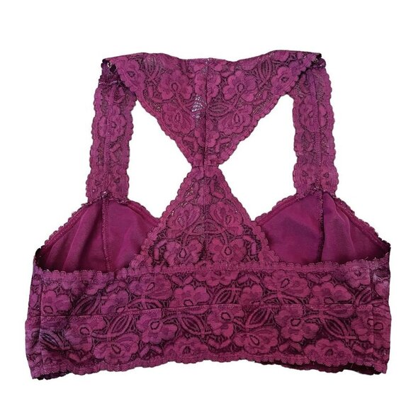 FREE People Intimately Bralette Lace Racerback sz(M) - Picture 4 of 9